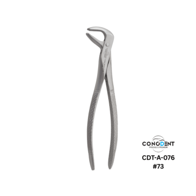 Conodent English Pattern HAWKS BILL forceps Fig. #73 (Matt Finish) CDT-A-076
