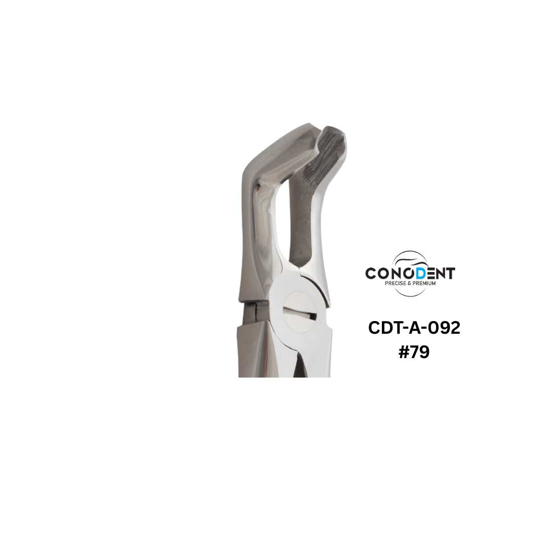 Conodent Lower Third Molar Extraction Forceps Fig. #79 (CDT-A-092) English Pattern - Image 2