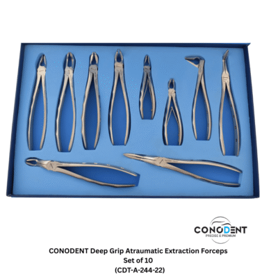 CONODENT 10-Piece Deep Grip Atraumatic Set – CDT-A-244-22