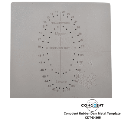 CONODENT Rubber Dam Metal Template | CDT-D-365