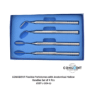 CONODENT Premium Flexible Periotomes (4-Piece Set) CDT-J-204-1