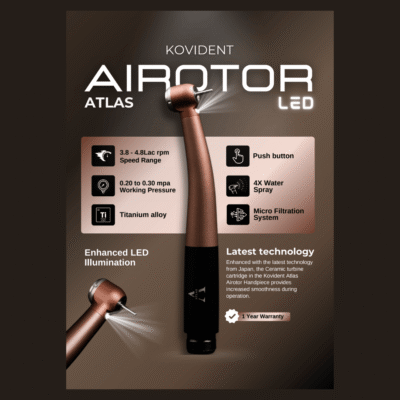 KOVIDENT Atlas Air-rotor Handpiece LED